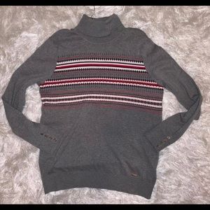 Tommy Hilfiger gorgeous fairisle turtleneck sweater XL